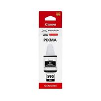 Kasetė rašaliniams spausdintuvams "canon" originalus rašalas gi-590 bk, juodos spalvos, 6000p, 135 ml, 1603c001, "canon pixma ip100
