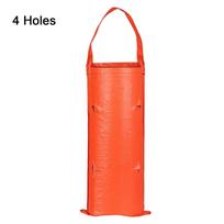 Auginimo konteineris Auginimo maišeliai PE sodinimo maišeliai Naujas braškių sodinimo konteineris Bulvė orange-6 Holes