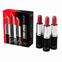 SLA PARIS „Coffret Studio Lip Kiss“ - 3 naujos lūpų dažų spalvos 10.5 g