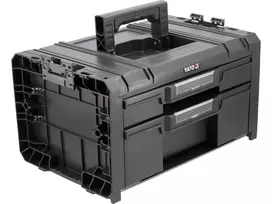 YATO įrankių dėžė 450 x 313 x 245 mm, su dviem stalčiais