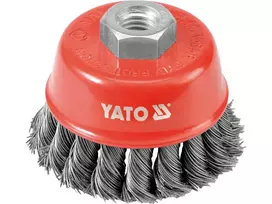YATO dubenėlio šepetys su susuktu plieniniu viela 60 mm M14