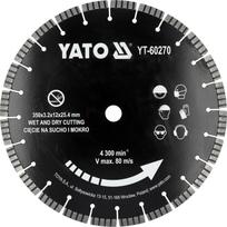 YATO deimantinis pjovimo diskas 350 x 25,4 mm