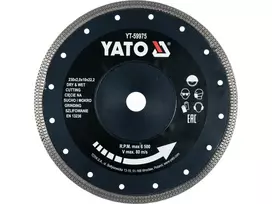 YATO deimantinis pjovimo diskas keraminei plytelėms 230 x 22,2 mm