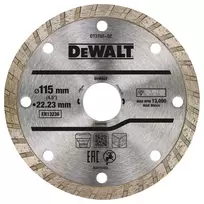 DeWalt deimantinis pjovimo diskas 115 X 22,2 mm, Turbo