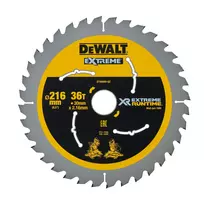 DeWalt pjūklo diskas XR 216mm x 30mm 36T CSB