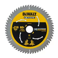 DeWalt pjūklo diskas XR 216mm x 30mm 60T CSB