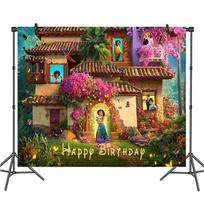 Special Magic-themed Happy Birthday Encanto Mirabel Backdrop Banner 125x80cm