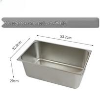 HCNRC Stainless Steel Food Pan with Lid