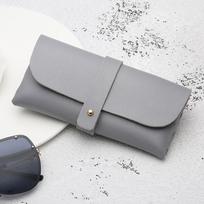 Waterproof Unisex Eyewear Case Container Sunglasses Bag PU Leather Glasses Box Glasses Storage pilka