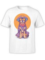 Shroom Pup Tshirt Trippy Dog Tee Unisex S