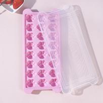 Creative Cat Paw Ice Cube Tray Mold With Lid, Small Ice Maker, Household Small Ice Cube Box, Silicone Ice Cube Tray A