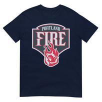 Wnba Portland Fire Logo Shield Crest Emblem TShirt S