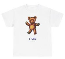 I Fcuk Teddy Bear Graphic T Shirt Silly Ironic Gen Z Offensive Tee S