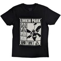 Linkin park tshirt logos rectangle official new L