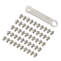 50Pcs High Performances Bicycles Pedal Studs With Enhances Grip Bike Hexagonal Pedal Pin Screw for Mountain Road Bikes