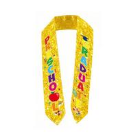 Shiny Preschool Graduate Sash Decorative Graduation Party Strap  Party Decoration auksas