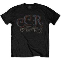 Men's Creedence Clearwater Revival Ccr T-shirt X-Large Black 3XL