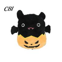 Non-shedding Cat Toy Halloween Catnip Plush for Cats, Bat Devil Cartoon Kicker with Infused Crinkle, Durable Chewing Play Kittens, Stress Relief B
