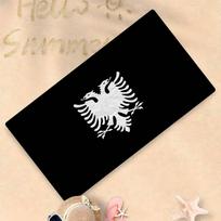 Albanian Flag Microfiber Printed Beach Towel Mountain Climbing Yoga Beach Swimming Running Absorbent Soft Towel Cotton 30x30cm