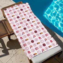 K-Kirby Cute Towel Pool Beach Towel Portable Quick Fast Dry Sand Outdoor Travel Swim Blanket Thin Mat Bath Towel 50x100cm(20x40in)