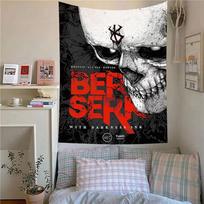 Classic Retro Anime Berserk Wall Tapestry Boho Style Home Bedroom Living Room Dorm Decor Gift For Friends 40X60CM