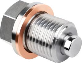 Stainless Steel Magnetic Oil Drain Pan Plug Nut Bolt Universal Leak-Proof Replacement Fits Most Cars Premium Quality Parts M14x1.5 sidabras