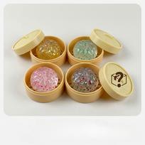 Crystal Dumpling Squishy Toy Mini Soup Bao Bun Slow Rising Squeeze Fidget Sensory Mochi Anti Stress Adult Office Desk Toys Gift