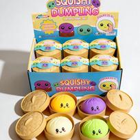 Mystery Dumpling Squishy Box: Maltose Texture Slow Rebound Bun with Steamer, Aesthetic Taba Squeeze Toy, Office Relief