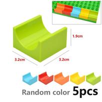 Big Size Building Block Marble Race Run Slide Track Maze Ball Funnel Dinosaur Animal Large Particle Brick Compatible Duploes Toy