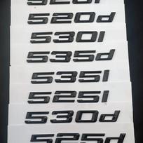 3D ABS BMW E39 F10 E60 F11 530d 520d 520i 535d 535i 540i 525d 530i Emblemos Raidės Lipdukas Automobilio Bagažinės Ženklelis Priedai 518i