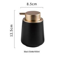 Marbled Ceramic Lotion Bottle Emulsion Bottles Hand Sanitizer Bottle Tray Soap Dispenser Shampoo Bottles Bathroom Products