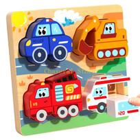 E7CE Wooden 3D Animal Theme Puzzle Toy Board for Kids Learning Toy Enhancing Problem Solving Skills