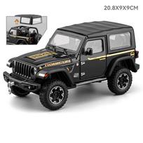 1:24 Wrangler Rubicon Tank 500 SUV Model Car Toy Shock Absorption Wheel Steering Sound Light Off-road Vehicle Models Boys Gifts