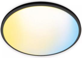 WiZ SuperSlim Ceiling 32W 27-65K flush mount ceiling light, black (929003227022)