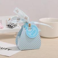 12pcs 2024 Baby Shower Candy Dragee Gift Box Its A Boy Gender Reveal Birthday Party Decorations Kids Wedding Decorations Table white