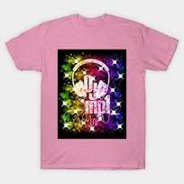 T Shirt Women Dj Harajuku Print Kawaii Tshirt Summer Short Sleeve Female T-Shirt Top Tee S rožinė
