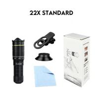 32x 22x 4K Profesionalus teleskopo monoklis HD priartinimas telefono objektyvas Kamera Telefoto su trikoju Metalinis teleskopas Turizmui