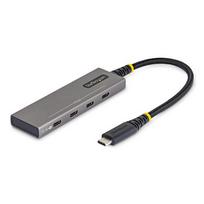 StarTech.com 4-Port USB-C Hub, 10Gbps, 100W PD Charging, 4x USB-C Ports, Overcurrent Protection, PCR Aluminum, For MacBook / Dell / ThinkPad / HP / iPad / Tablet