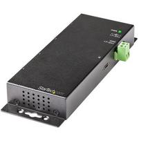 StarTech.com 4-Port USB-C Hub 10Gbps - Metal Industrial USB-C Hub - 2x USB-C  AND  2x USB-A - ESD Surge Protection - USB-C or USB-A Host - Self-Powered Mountable USB 3.2 Gen 2 Type-C Hub - TAA