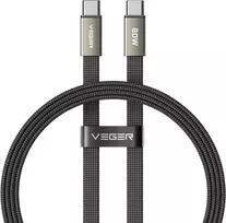 VEGER CC06-MTB data transfer and charging cable | USB-C to USB-C | PD | 60W | 1.2m | black