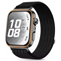 Tech-Protect Nylon smartwatch strap for Huawei Watch Fit 3/4/4 Pro/5/5 Pro | Nylon | black