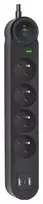 ART Extension cord 4 sockets + 2 x USB A + USB C FU815 3 m black