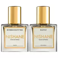 Nishane Hundred Silent Ways  AND  Hacivat 2x15ml Travel Set
