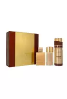 Al Haramain Set: Amber Oud Gold Edition Pure Perfume 75 ml + Pure Perfume 30 ml + Deodorant Body Spray 200 ml