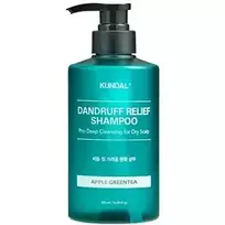 KUNDAL Apple Greentea Dandruff Relief Shampoo - Shampoo against dandruff and scalp itching 500ml