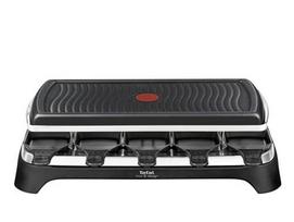 TEFAL RE4588 raclette grill 10 person(s) 1350 W Black, Stainless steel