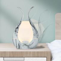Diffuser Humidifier ml Fragrance Desk Marble Wood white