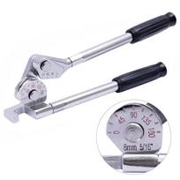 Manual Pipe Bender 8/10mm Air Conditioning Copper Aluminium Pipes Tube Bender Pipe 0-180 Degree Bender gray
