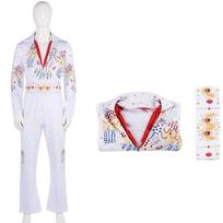 Stylish Unisex Elvis Costume For Halloween And Cosplay Events Featuring Comfortable Fit 3XL