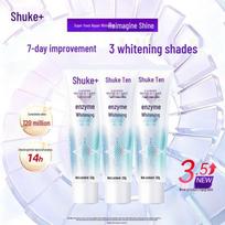 Shuke Whitening Enzyme Toothpaste Travel 3-Pack